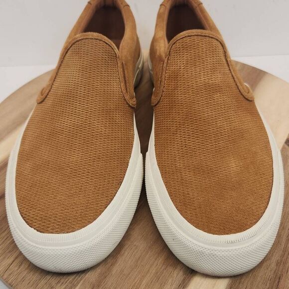 Frye Men\'s Ludlow Slip-On Sneaker Size 10 Wheat Brown 3480817 main image 7